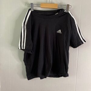 Adidas Essentials Loose 3-Stripes Crop T-Shirt
